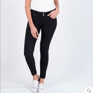 Celebrity pink black with shimmer Denim